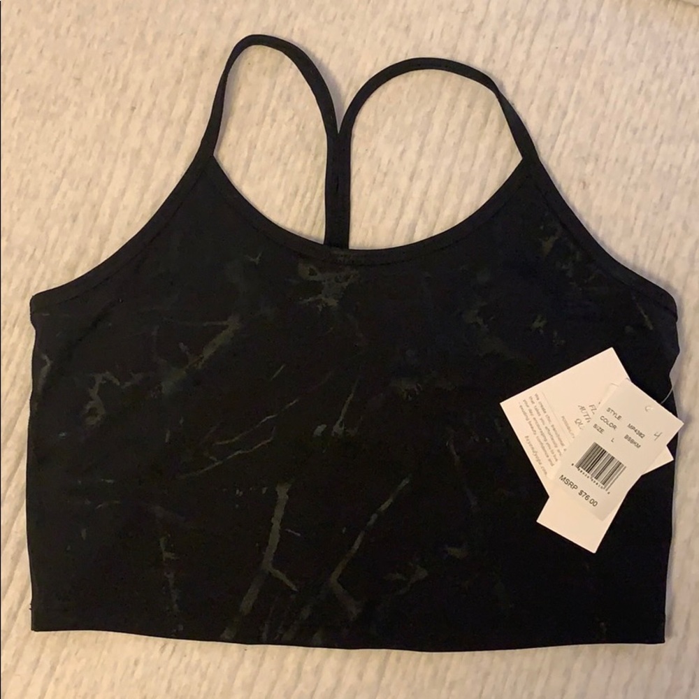 NWT Beyond Yoga Black Crop Top